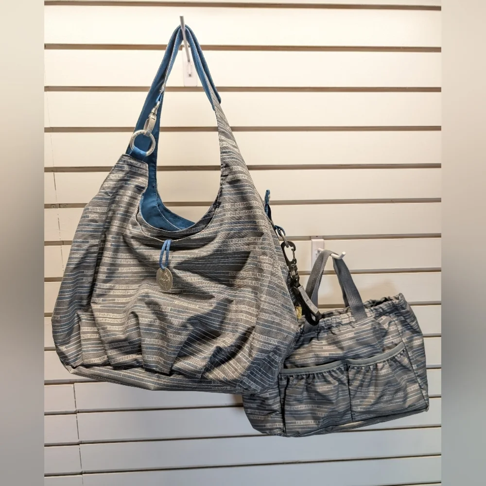 Lassig Gold Label Shoulder Bag with Matching Diaper Bag NWOT
